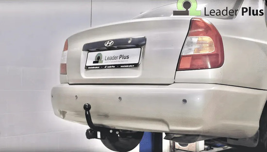 Фаркоп Лидер-Плюс для Hyundai Accent II (ТагАЗ) седан 2000-2008. Артикул H201-A