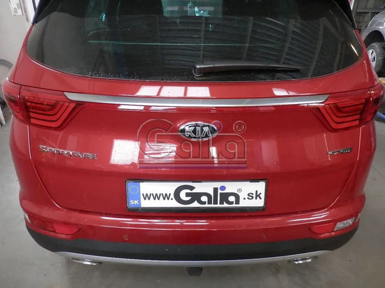 Фаркоп Galia оцинкованный для Kia Sportage IV до рестайлинга 2016-2018. Артикул H095C