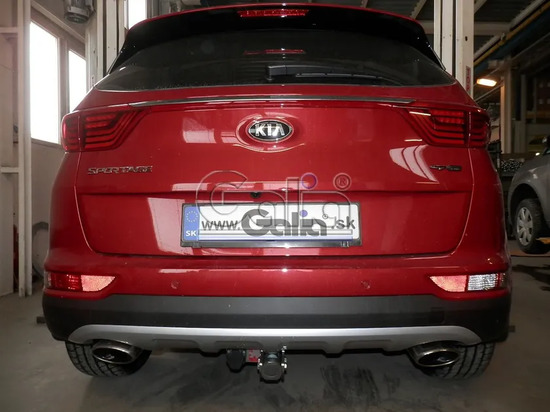 Фаркоп Galia оцинкованный для Kia Sportage IV до рестайлинга 2016-2018. Артикул H095C