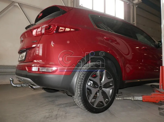 Фаркоп Galia оцинкованный для Kia Sportage IV до рестайлинга 2016-2018. Артикул H095C