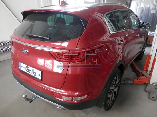 Фаркоп Galia оцинкованный для Kia Sportage IV до рестайлинга 2016-2018. Артикул H095C
