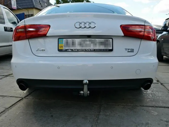 Фаркоп Galia оцинкованный для Audi A6 С7 Allroad 2012-2019. Артикул A049A