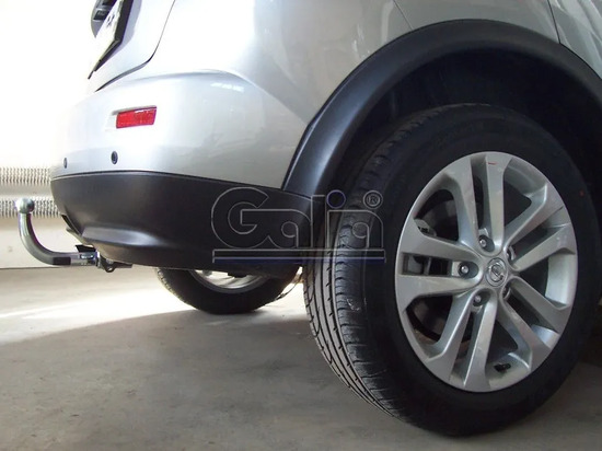 Фаркоп Galia оцинкованный для Nissan Juke 2WD 2010-2014. Быстросъемный крюк. Артикул N053C