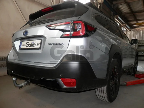 Фаркоп Galia оцинкованный для Subaru Outback VI 2019-2022. Быстросъемный крюк. Артикул S141C