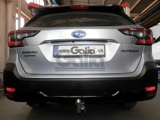 Фаркоп Galia оцинкованный для Subaru Outback VI 2019-2022. Быстросъемный крюк. Артикул S141C