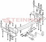 Фаркоп Steinhof для SsangYong Kyron 2005-2015. Артикул S-452