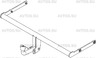 Фаркоп AvtoS для Volkswagen Polo V седан 2009-2020. Артикул VW 33