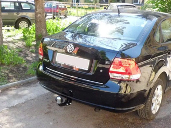 Фаркоп AvtoS для Volkswagen Polo V седан 2009-2020. Артикул VW 33