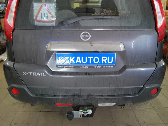 Фаркоп Лидер-Плюс для Nissan X-Trail T31 2007-2014. Фланцевое крепление. Артикул N103-F