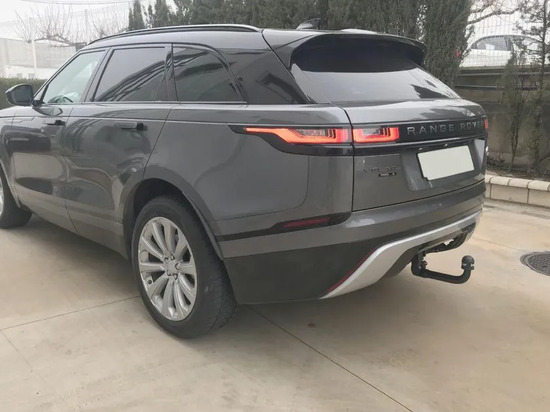 Фаркоп Aragon (быстросъемный крюк, вертикальное крепление) для Jaguar F-Pace 2016-2022. Артикул E2802AV