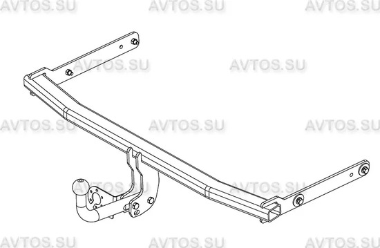 Фаркоп AvtoS для Volkswagen Jetta VI 2010-2018. Артикул VW 32
