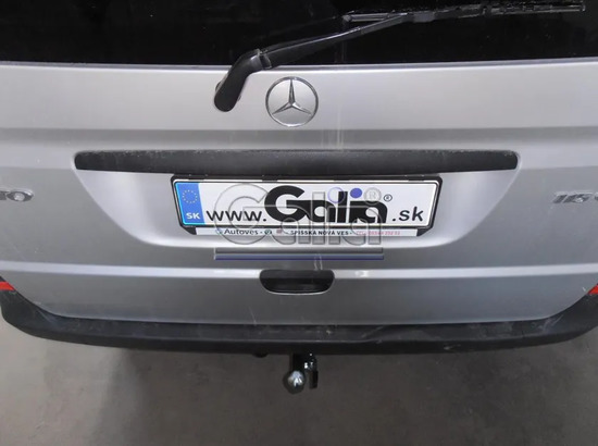 Фаркоп Galia оцинкованный для Mercedes-Benz Viano W639 RWD 2003-2014. Быстросъемный крюк. Артикул M108C
