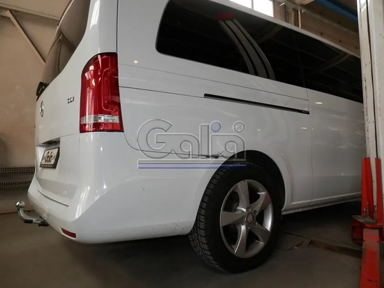 Фаркоп Galia оцинкованный для Mercedes-Benz Viano W639 RWD 2003-2014. Быстросъемный крюк. Артикул M108C