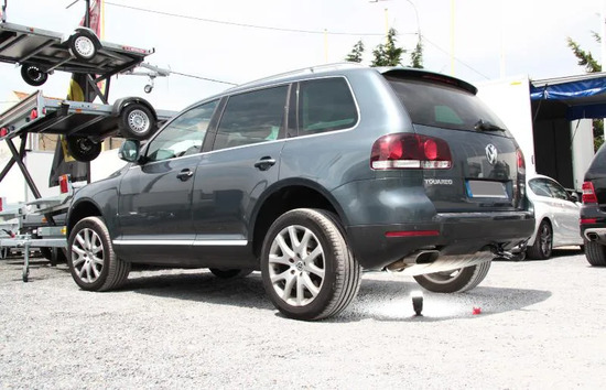 Фаркоп Westfalia (оригинал) для Volkswagen Touareg I 2002-2010. Быстросъемный крюк. Артикул 321736900113