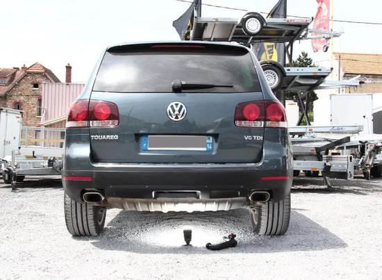 Фаркоп Westfalia (оригинал) для Volkswagen Touareg I 2002-2010. Быстросъемный крюк. Артикул 321736900113