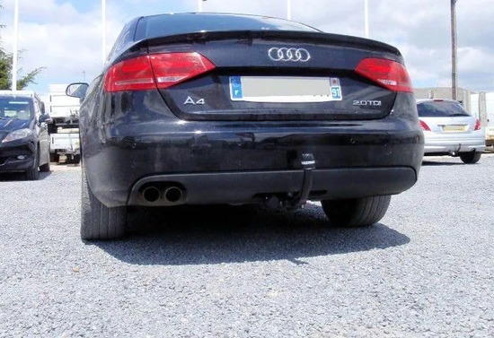 Фаркоп Westfalia для Audi S4 B8 (включая S-line, кроме RS) 2008-2015. Быстросъемный крюк. Артикул 305571600001