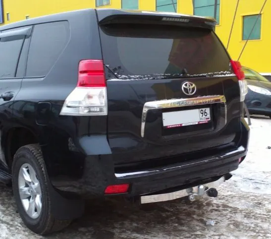 Фаркоп Baltex для Toyota Land Cruiser Prado 150 2009-2022 (с декор. пластиной) Фланцевое крепление. Артикул Y13A