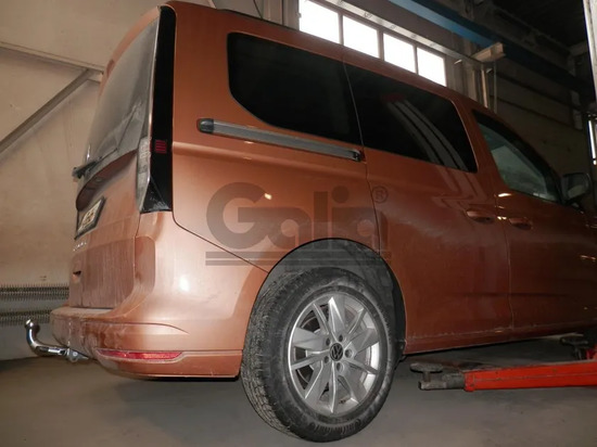Фаркоп Galia оцинкованный для Volkswagen Caddy V 2020-2022. Быстросъемный крюк. Артикул V090C