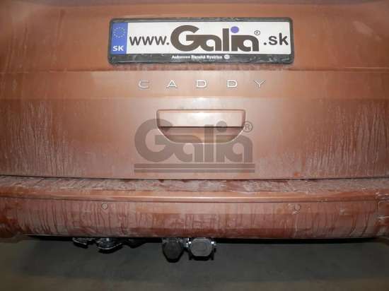 Фаркоп Galia оцинкованный для Volkswagen Caddy V 2020-2022. Быстросъемный крюк. Артикул V090C