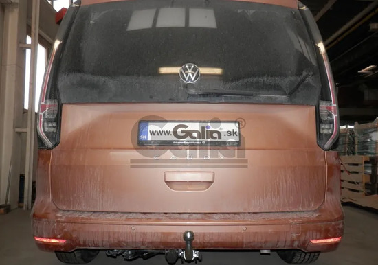 Фаркоп Galia оцинкованный для Volkswagen Caddy V 2020-2022. Быстросъемный крюк. Артикул V090C
