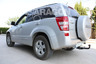 Фаркоп Aragon (быстросъемный крюк, горизонтальное крепление) для Suzuki Grand Vitara III 5-дв. 2005-2015. Артикул E6108BS