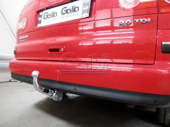 Фаркоп Galia оцинкованный для Volkswagen Sharan 2/4WD 2000-2010. Быстросъемный крюк. Артикул F104C