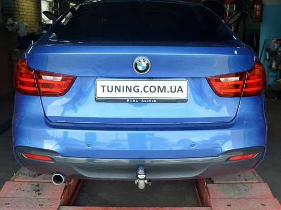 Фаркоп Galia оцинкованный для BMW 3-серия F34 Gran Turismo хэтчбек 2013-2020. Быстросъемный крюк. Артикул B021C