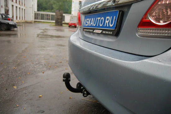Фаркоп Лидер-Плюс для Toyota Corolla E180/E170 седан 2013-2019. Артикул T117-A