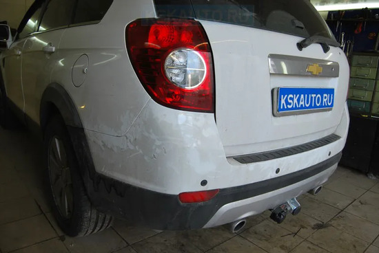 Фаркоп Galia оцинкованный для Opel Antara 2006-2017. Быстросъемный крюк. Артикул C060C