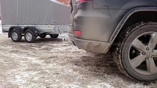 Фаркоп Galia оцинкованный для Jeep Grand Cherokee WK2 2010-2014. Артикул J010A