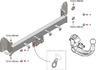 Фаркоп Westfalia для BMW X4 F26 2014-2018 (вкл. M-Sport). Быстросъемный крюк. Артикул 303496600001