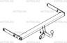 Фаркоп AvtoS для Volkswagen Tiguan I 2007-2016. Артикул VW 23