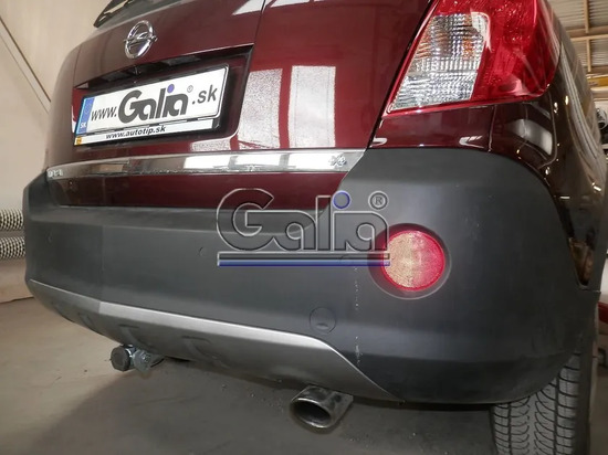 Фаркоп Galia оцинкованный для Chevrolet Captiva I 2-й рестайлинг (для авто без запаски снизу) 2013-2016. Артикул O065C