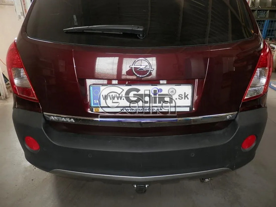 Фаркоп Galia оцинкованный для Chevrolet Captiva I 2-й рестайлинг (для авто без запаски снизу) 2013-2016. Артикул O065C