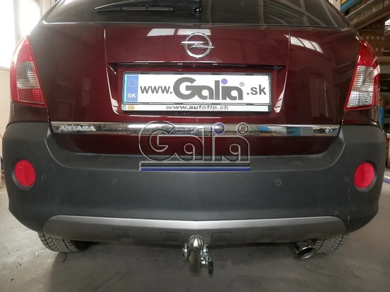 Фаркоп Galia оцинкованный для Chevrolet Captiva I 2-й рестайлинг (для авто без запаски снизу) 2013-2016. Артикул O065C