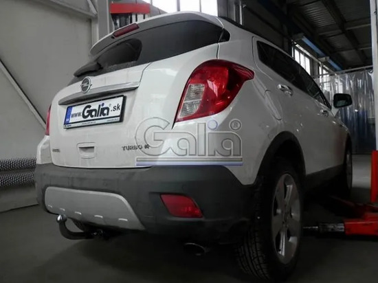 Фаркоп Galia оцинкованный для Opel Mokka 2012-2022. Быстросъемный крюк. Артикул O063C
