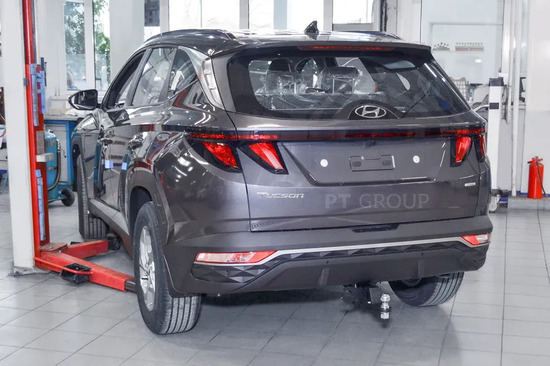 Фаркоп PT Group под американский квадрат для Hyundai Tucson IV 2020-2022. Артикул HTS-21-991101.22