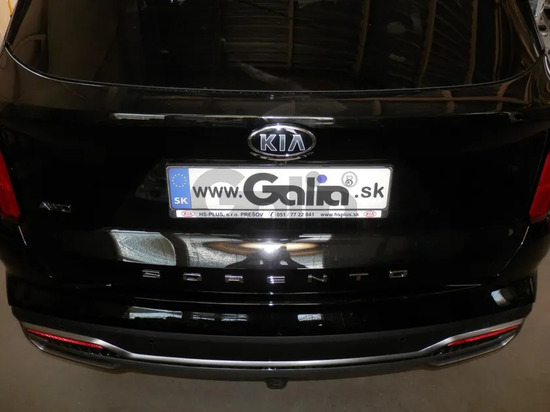 Фаркоп Galia оцинкованный для Kia Sorento IV 2020-2022 (вкл. с AdBlue). Быстросъемный крюк. Артикул K050C
