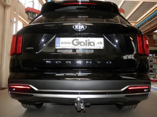 Фаркоп Galia оцинкованный для Kia Sorento IV 2020-2022 (вкл. с AdBlue). Быстросъемный крюк. Артикул K050C