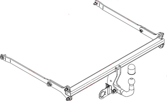 Фаркоп Steinhof для Mazda CX-30 2019-2022. Артикул M-063
