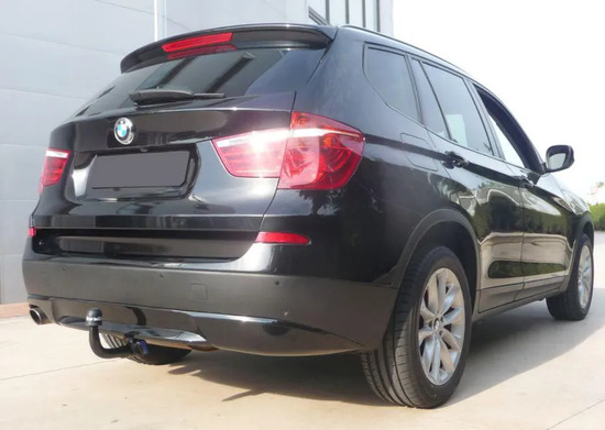 Фаркоп Aragon (быстросъемный крюк, вертикальное крепление) для BMW X3 F25 2011-2014.. Артикул E0805BV