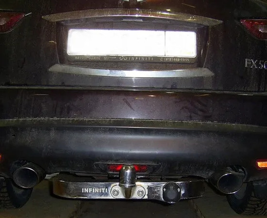 Фаркоп Baltex для Infiniti FX 35/37/50 2008-2013 (с декор. накладкой) Фланцевое крепление. Артикул 15198208