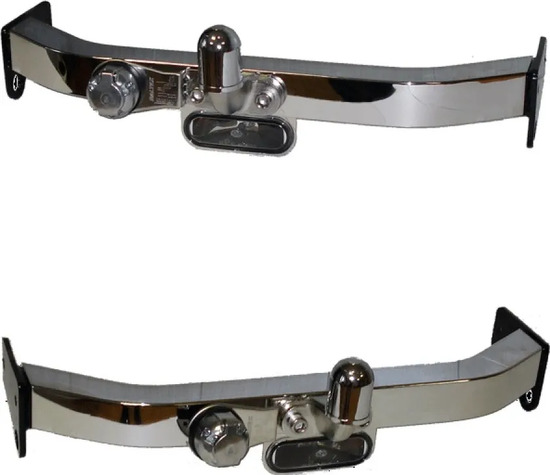 Фаркоп Baltex для Toyota Land Cruiser 100 GX 1998-2007 (с декор. накладкой и фонарем) Фланцевое крепление. Артикул Y09F