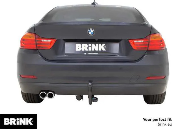 Фаркоп Brink (Thule) для BMW 3-серия F30/31 седан, универсал (искл. М3) 2012-2022. Быстросъемный крюк. Артикул 554500
