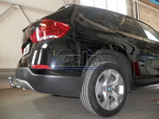 Фаркоп Galia оцинкованный для BMW X1 E84 (искл. M-обвес) 2009-2015. Быстросъемный крюк. Артикул B018C