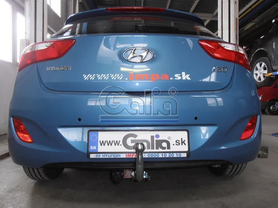 Фаркоп Galia оцинкованный для Hyundai i30 II хэтчбек 2011-2017. Быстросъемный крюк. Артикул H086C