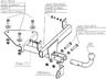 Фаркоп Oris (ранее Bosal) для Datsun MI-DO 2015-2020. Артикул 1219-AN