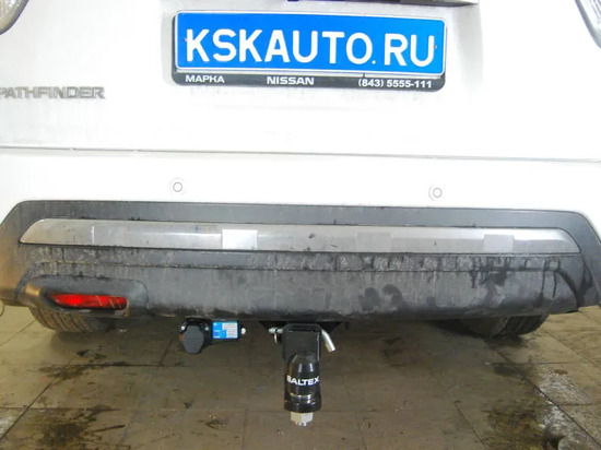 Фаркоп Baltex для Nissan Pathfinder R52 2014-2022. Быстросъемный крюк. Артикул 15264832