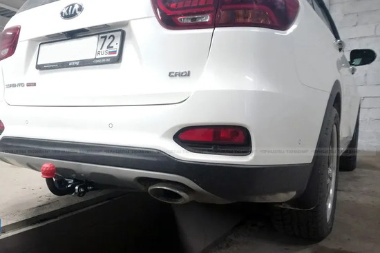 Фаркоп Лидер-Плюс для Kia Sorento III Prime дорестайл 2014-2017 дизель, бензин. Артикул K121-A