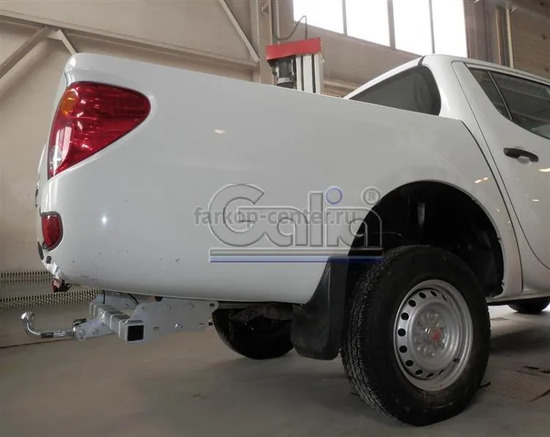 Фаркоп Galia оцинкованный для Mitsubishi L200 V 2015-2022. Быстросъемный крюк. Артикул M120C